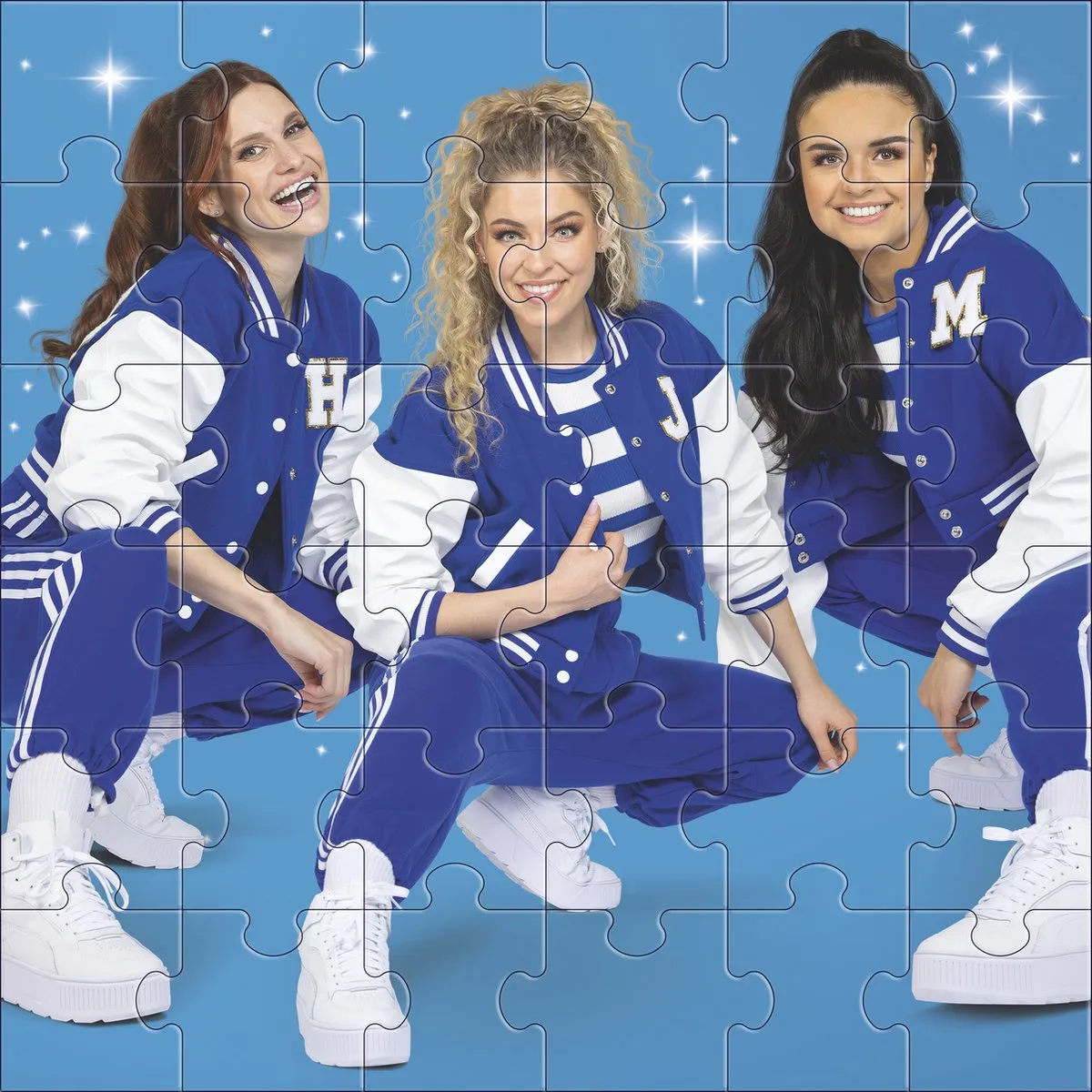 K3 Sterretjes 4-in-1 Puzzel - 36/49/64 Stukjes - Multicolor