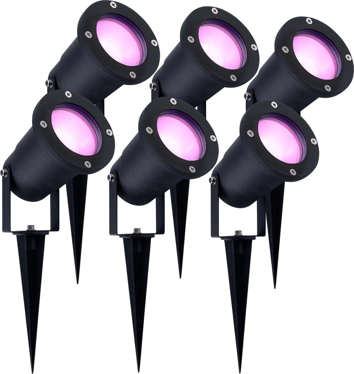 LEDVION 6x SMART Wifi LED Prikspots IP65 4.9W