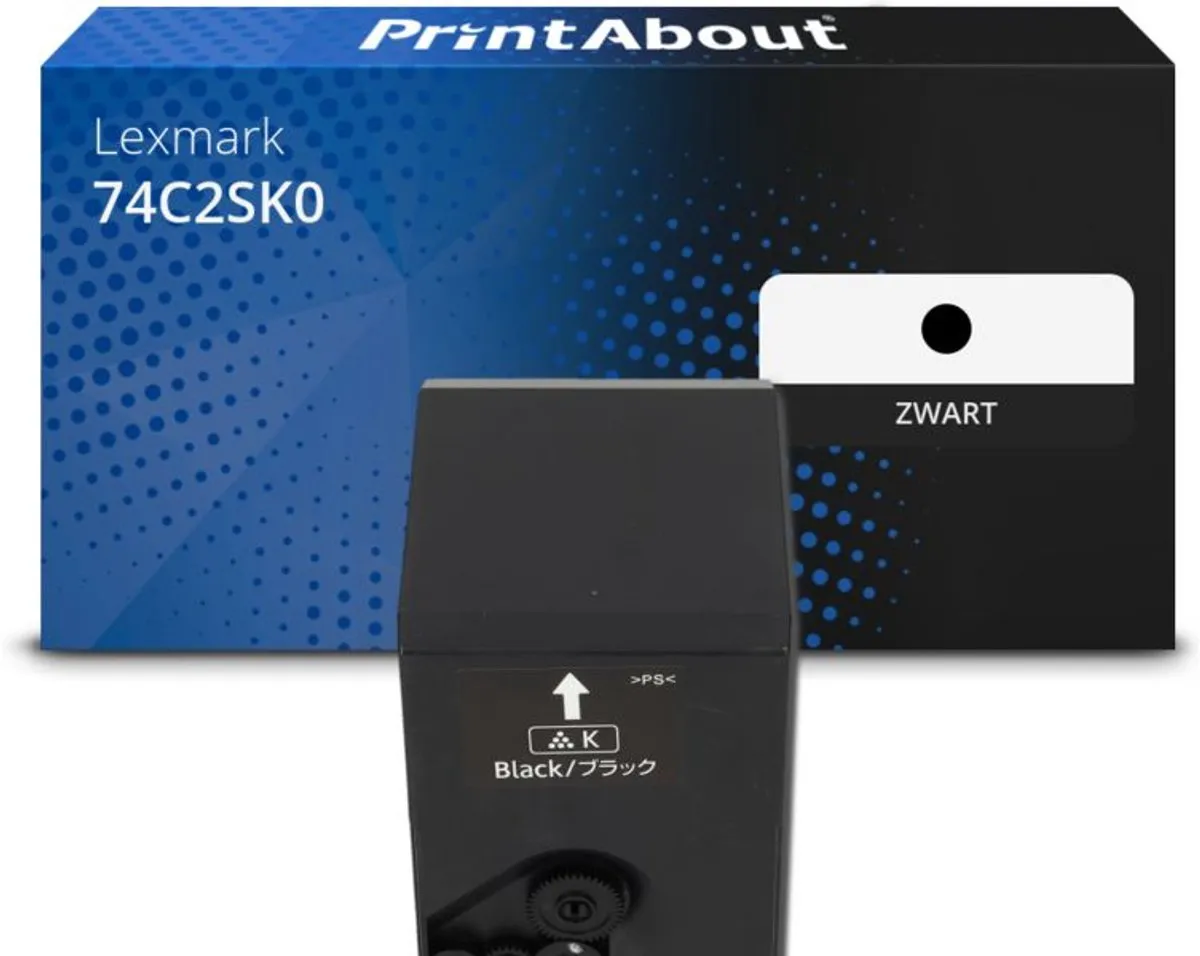 PrintAbout Lexmark 74C2SK0 Toner Zwart - 7.700 pagina's
