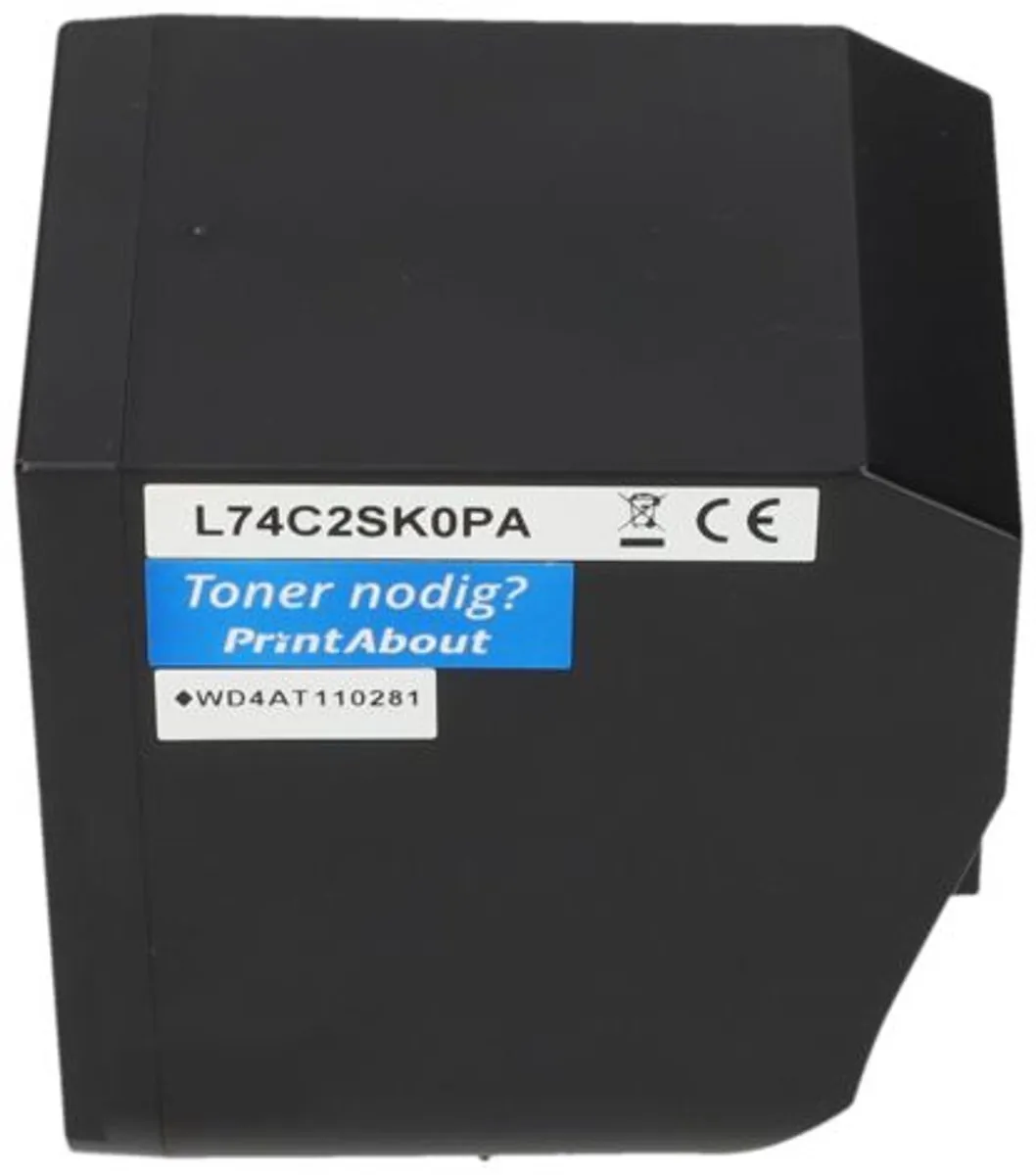 PrintAbout Lexmark 74C2SK0 Toner Zwart - 7.700 pagina's