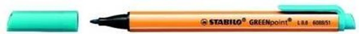STABILO GREENpoint Fineliner 0,8mm - Turquoise