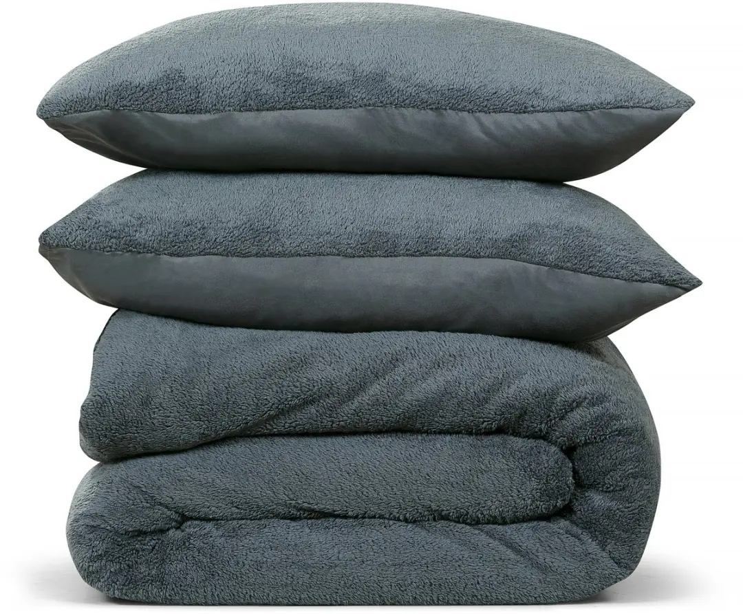 DoubleDry Dekbedovertrek Teddy Fleece
