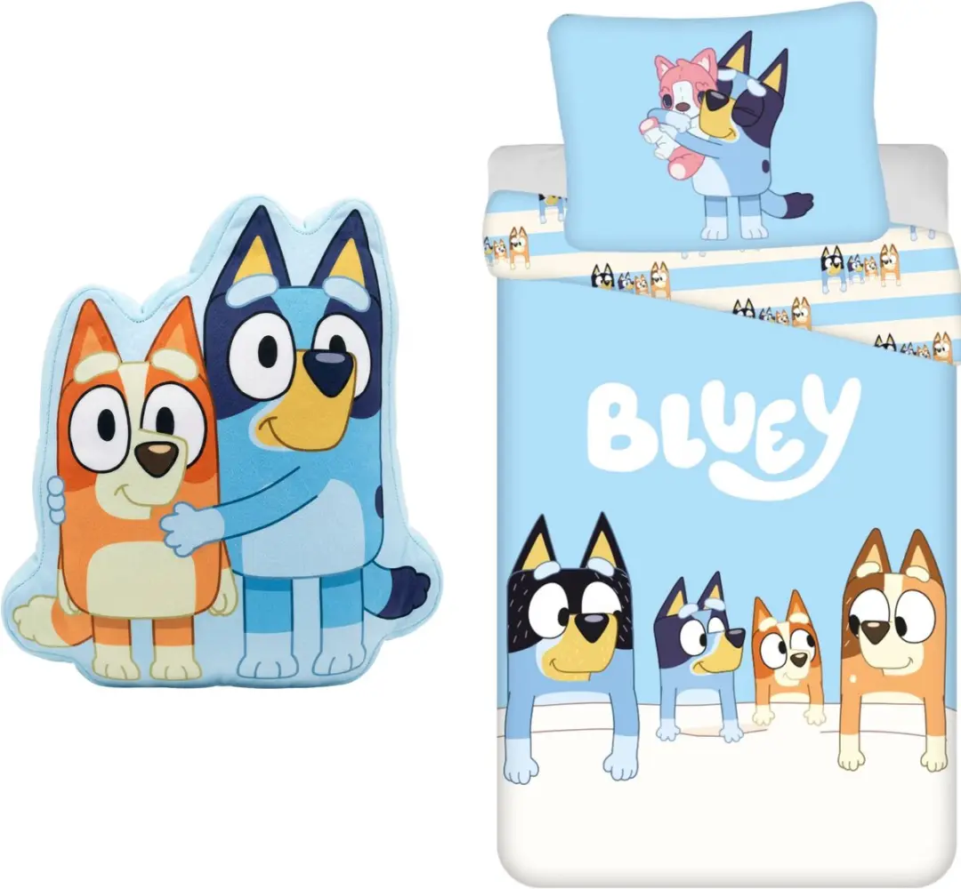 Bluey Dekbedovertrek Eenpersoons 140x200cm
