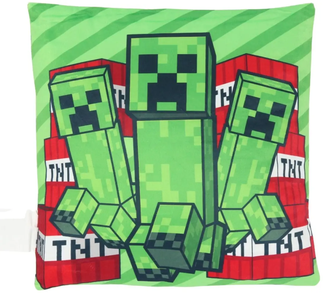 Minecraft Slaapkamerset - Kussen & Fleece Deken Multi Color - afbeelding 5 van 6