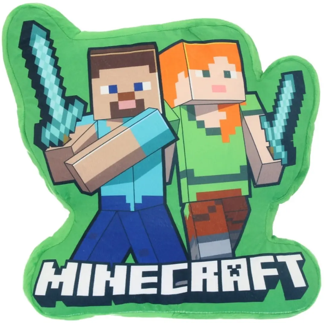 Minecraft Eenpersoons Slaapkamerset - Dekbedovertrek + Kussensloop - afbeelding 3 van 6