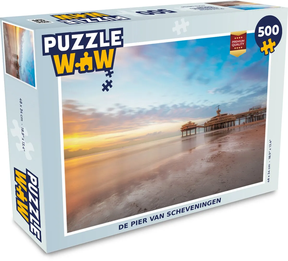 PuzzleWow De Pier van Scheveningen Legpuzzel 500 Stuks