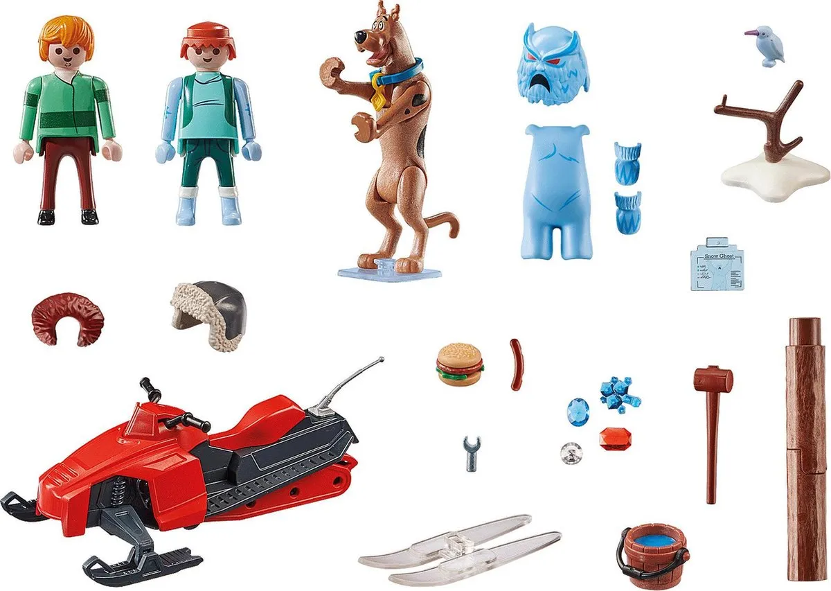Playmobil Scooby-Doo! Avontuur met Snow Ghost 70706 - Multi color - afbeelding 6 van 6