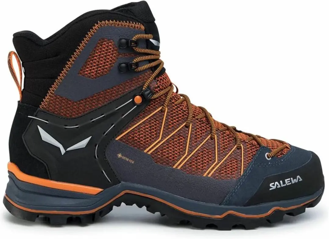 Salewa Mtn Trainer Lite Mid Goretex - 44 2/3 - Black Out/Carrot - afbeelding 5 van 6