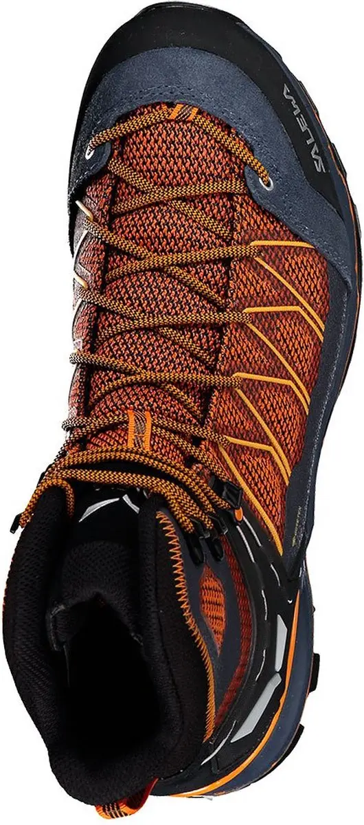 Salewa Mtn Trainer Lite Mid Goretex - 44 2/3 - Black Out/Carrot - afbeelding 4 van 6