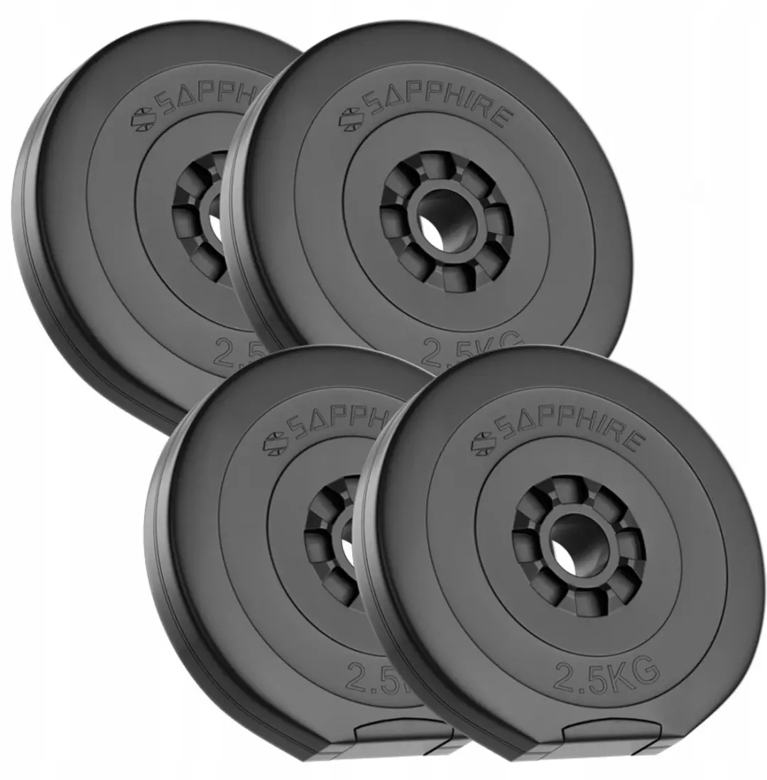 Saffier Xylo-Line Composiet Gewichtenset 10kg (4x2,5kg)