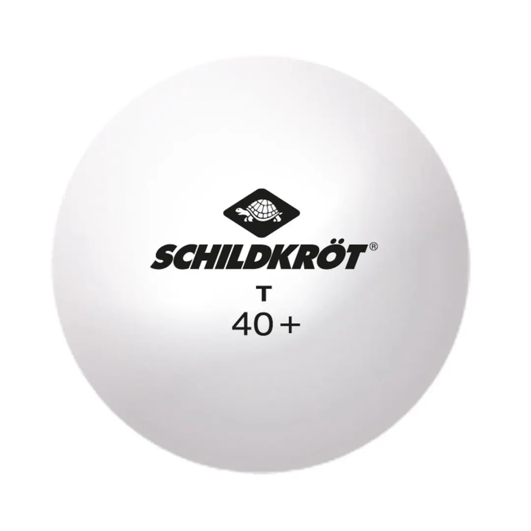 Schildkröt Tafeltennisballen Training Poly 40+ - 120 Stuks Wit