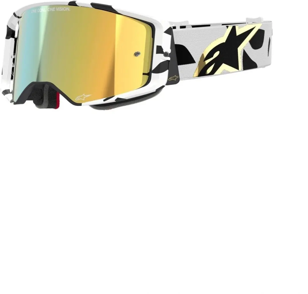 Alpinestars Supertech CORP Goggles - Wit/Goud