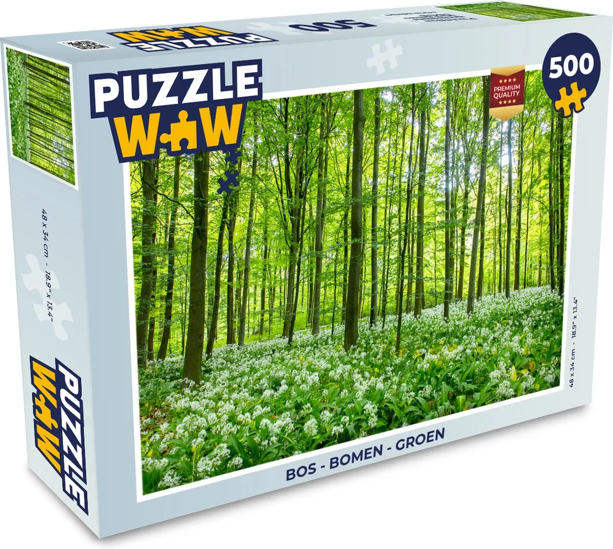 PuzzleWow Bos Bomen Legpuzzel 500 Stuks