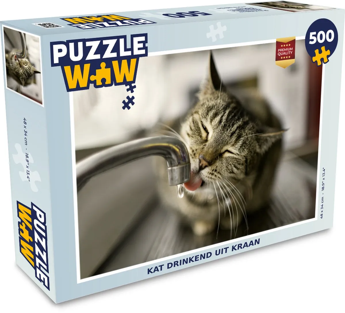 PuzzleWow Kraan Legpuzzel 500 Stuks