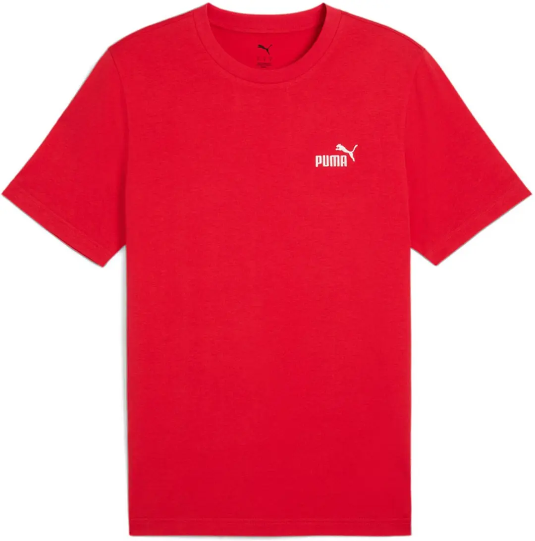Puma Ess Small No. 1 Logo T-shirt Met Korte Mouwen Rood XL Man,Vrouw