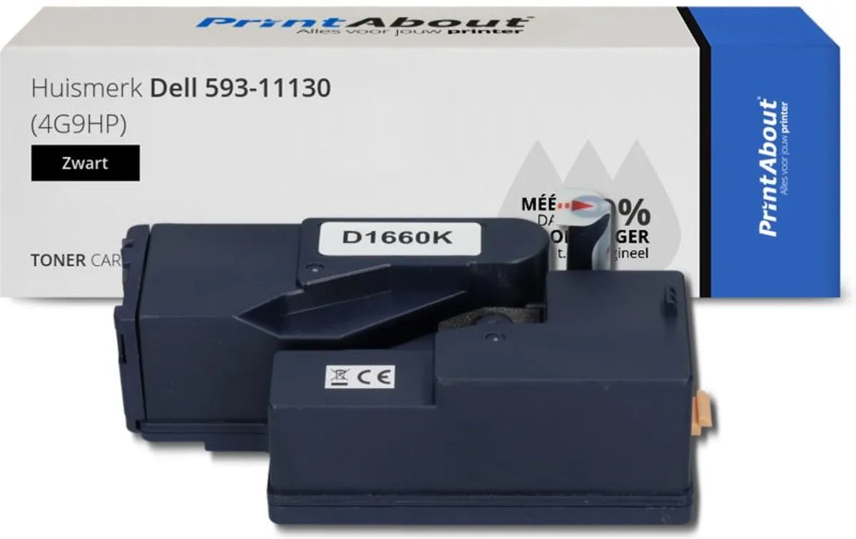PrintAbout 593-11130-PA Toner Zwart