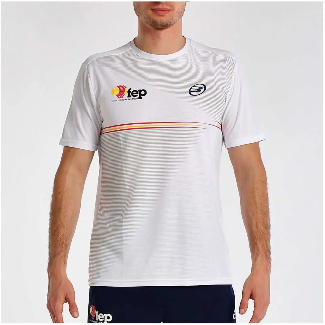 Bullpadel Fang Spaans Nationaal Padelteam T-shirt wit