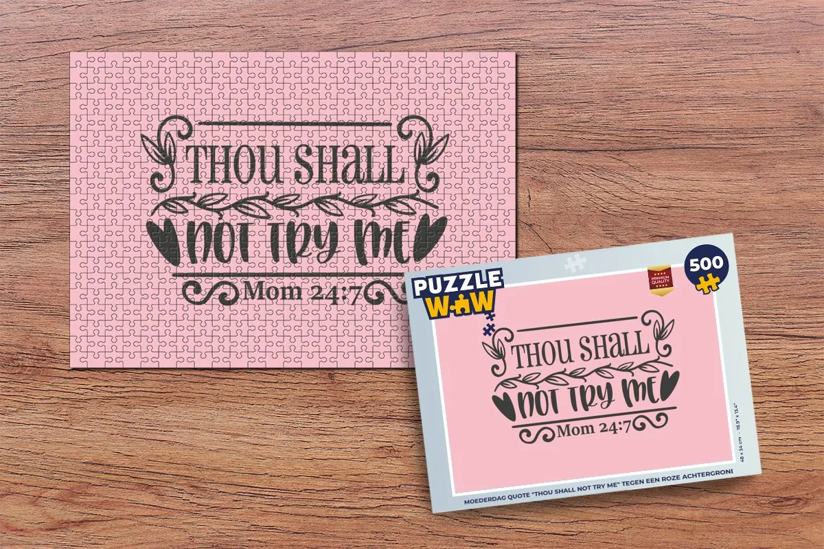 PuzzleWow Mama Wijsheden Legpuzzel 500 Stuks - Multicolor