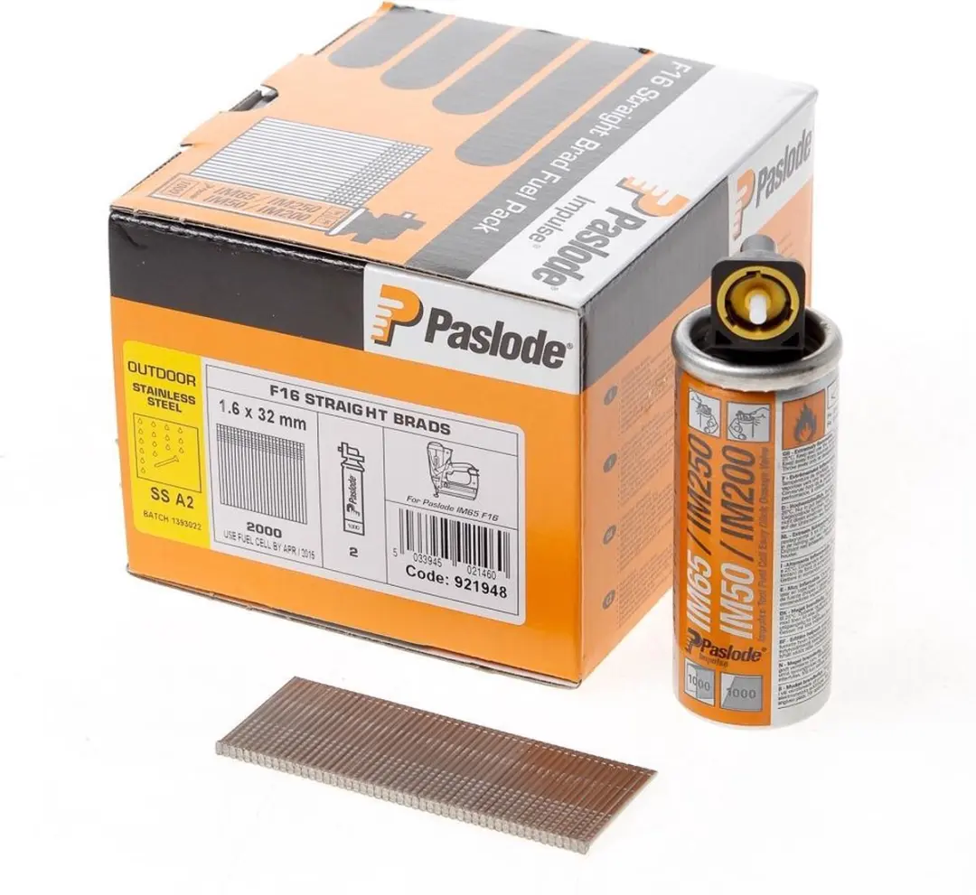 Paslode Afwerknagel F16X32 RVS A2 921948 - 2000 Stuks