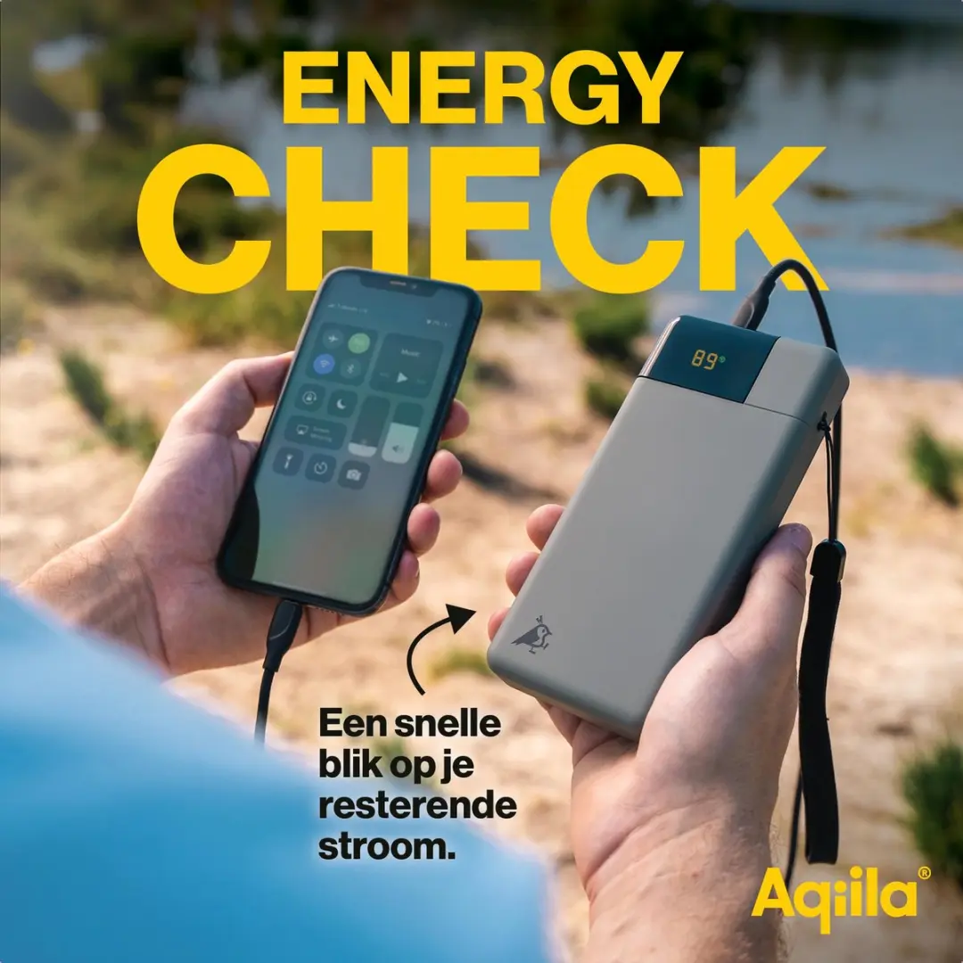 Aqiila Powerbird B20+ Powerbank 20000mAh 65W Mosgroen - afbeelding 5 van 6