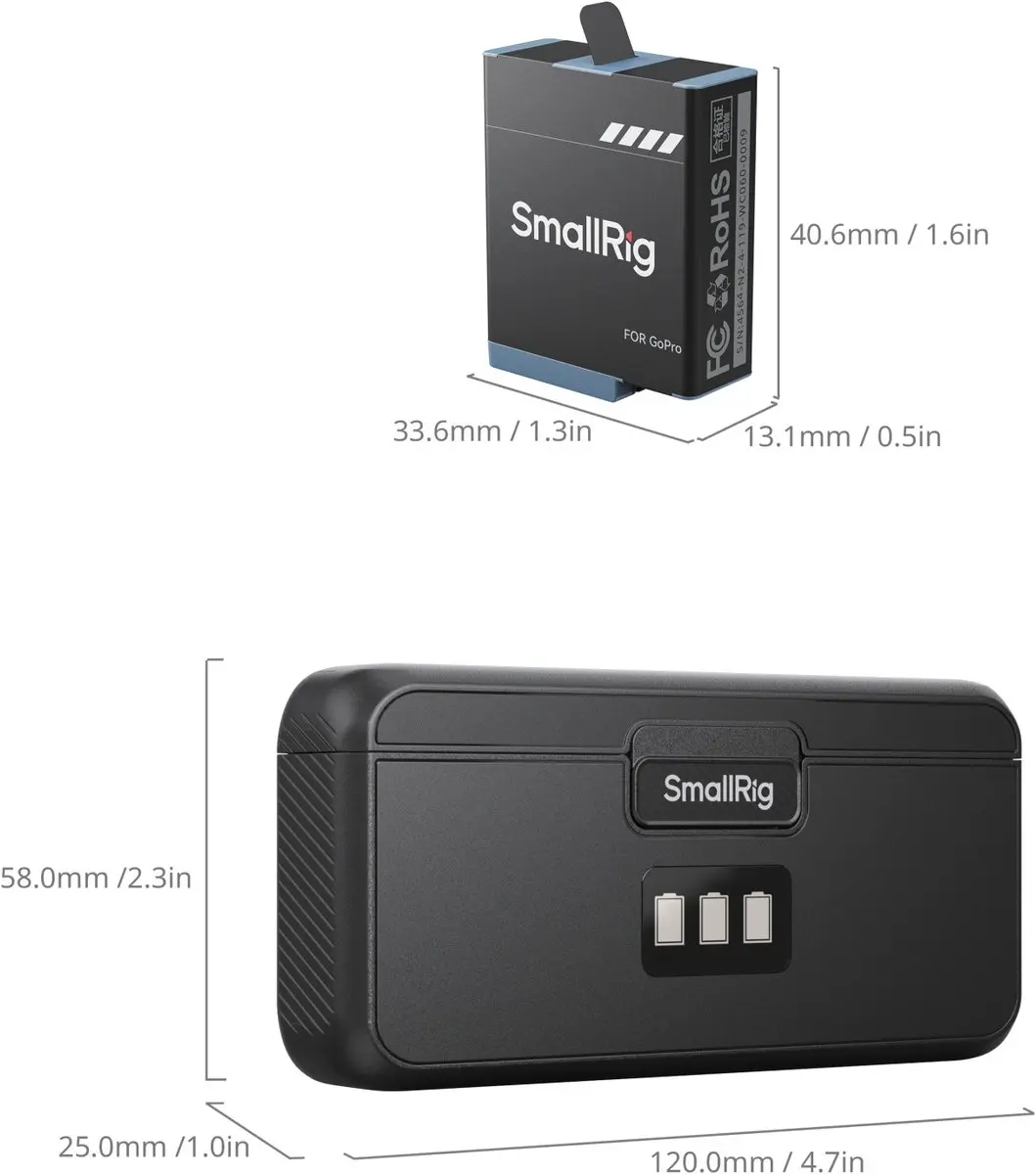 SmallRig 4565 GoPro Camera Battery Kit