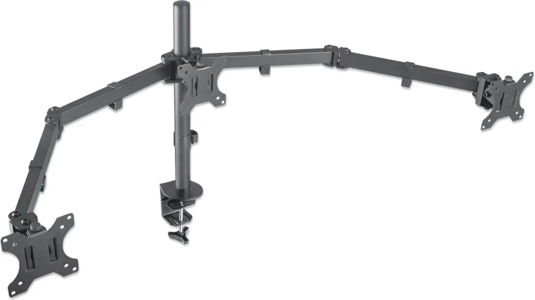 Manhattan 461658 Flat Panel Bureau Steun 68,6cm - Zwart - afbeelding 2 van 6