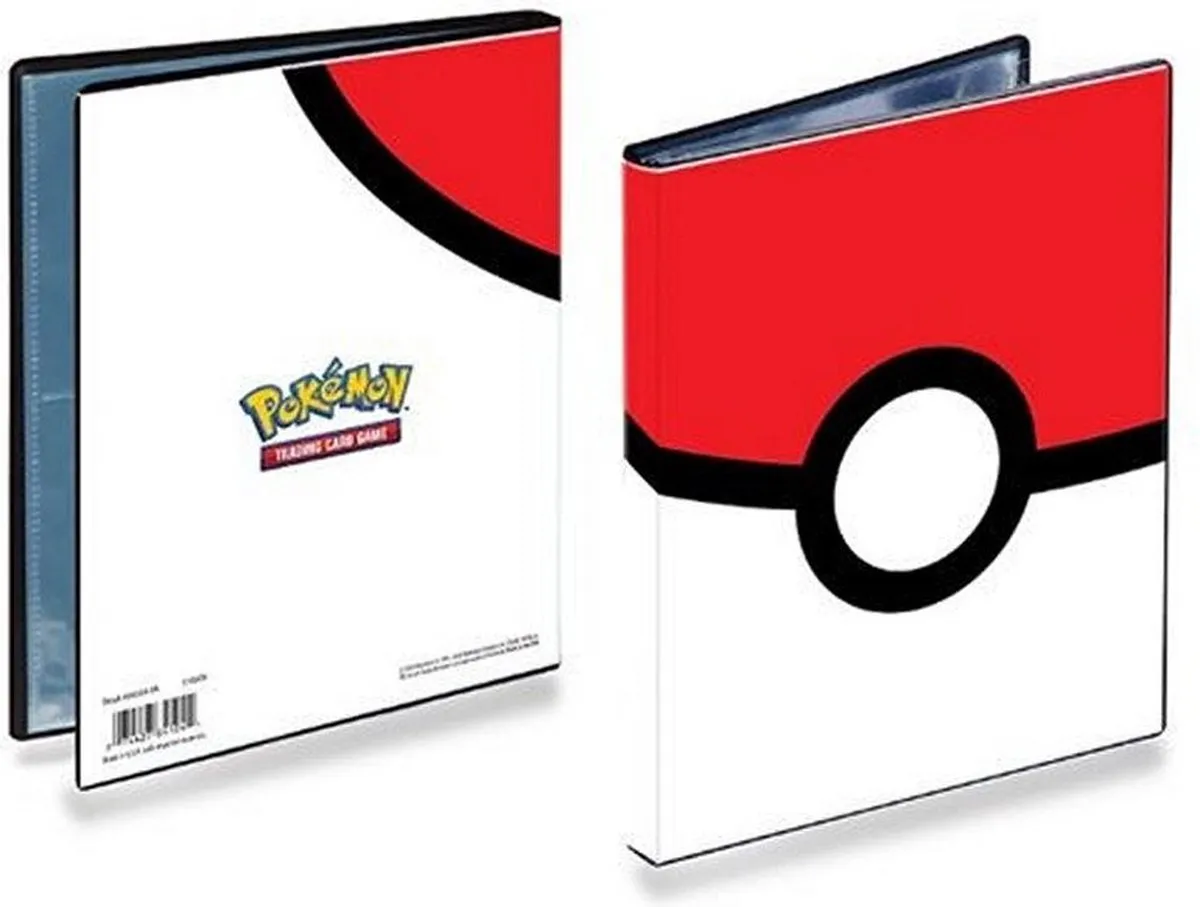 Pokémon Verzamelmap Pokeball 4-pocket - 454443211223