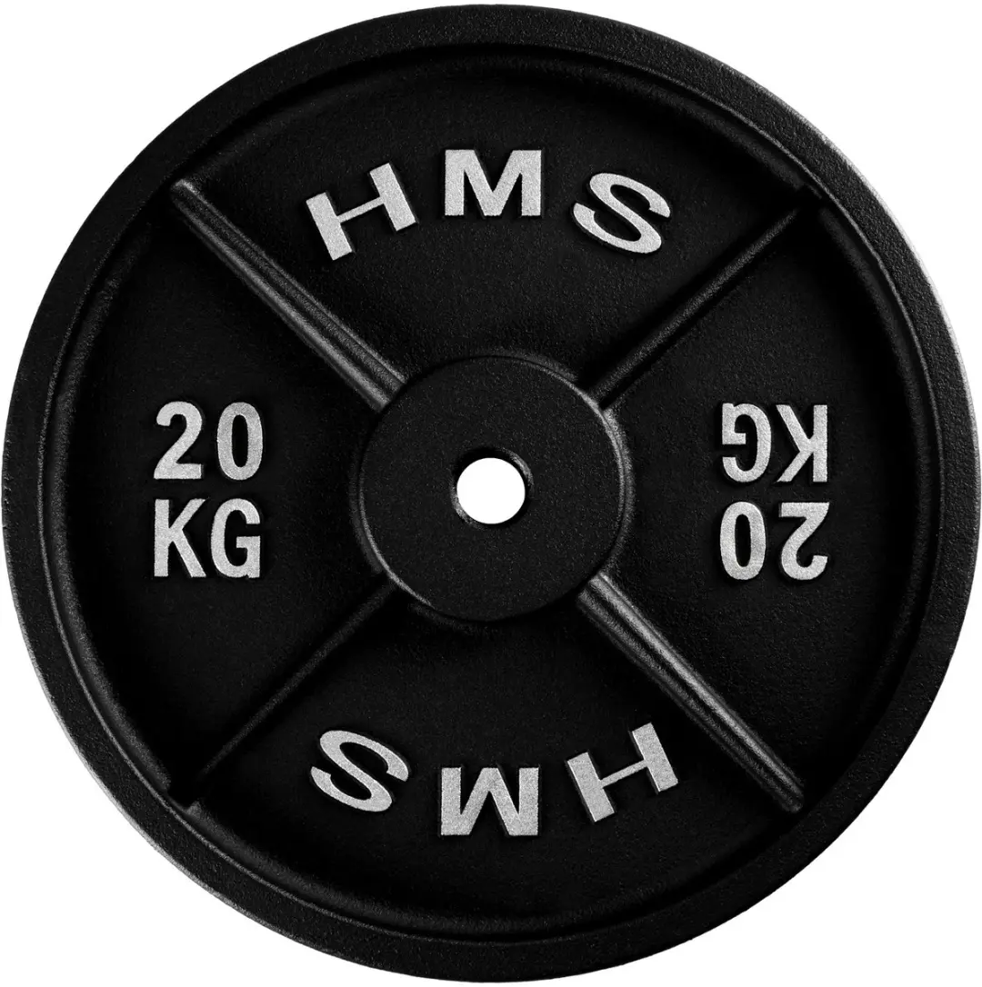 Merkloos Gietijzeren Halterplaat 20 KG