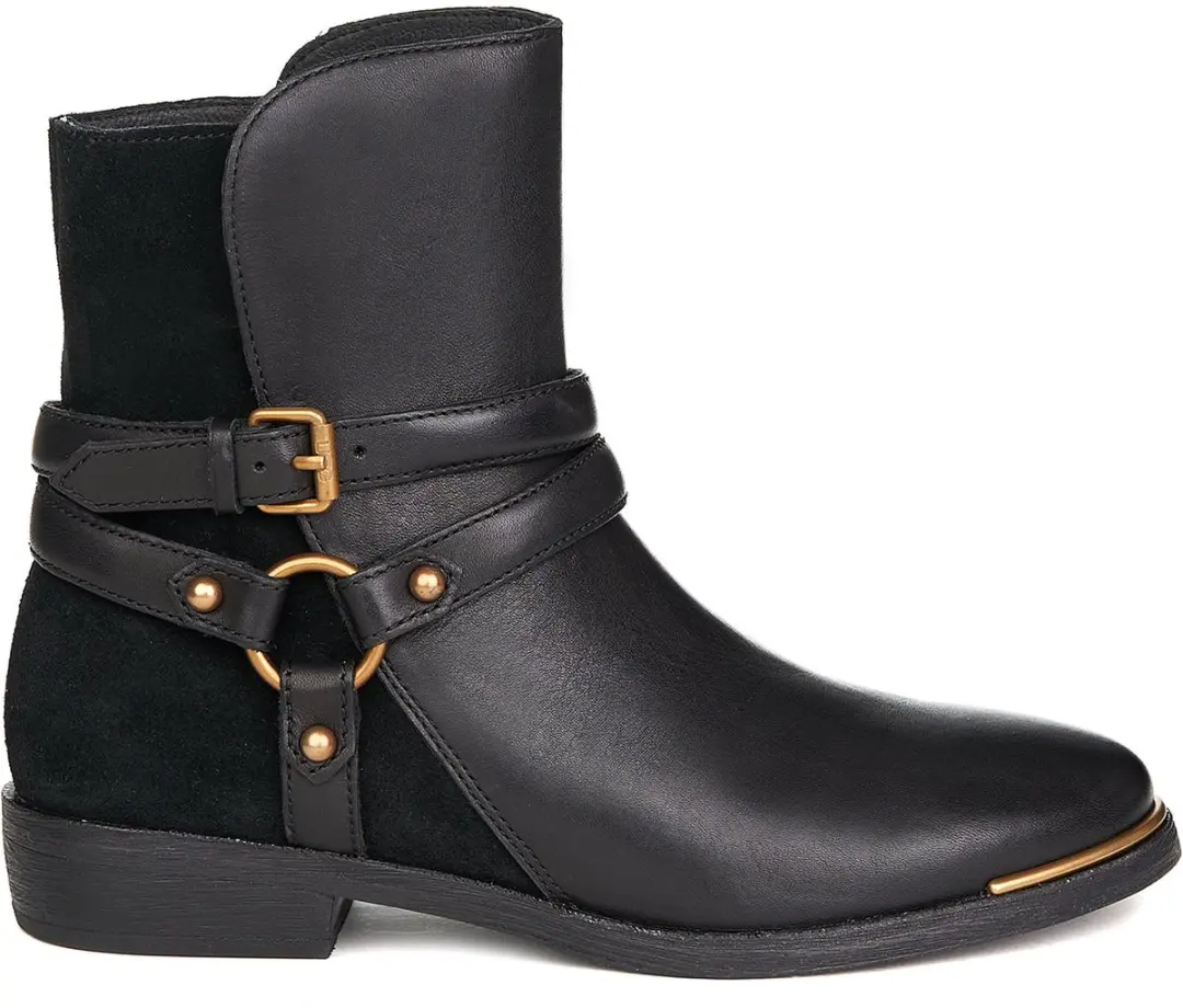 Ugg Kelby laarzen zwart natuurlijk leer