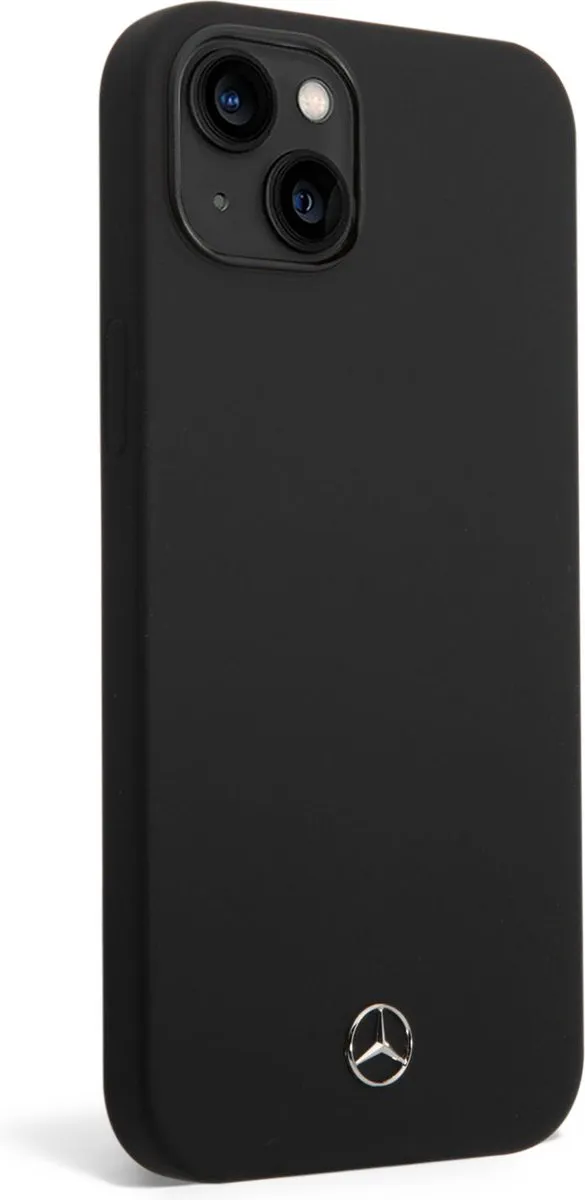 Mercedes-Benz Silicone Back Cover iPhone 14 Plus - Zwart