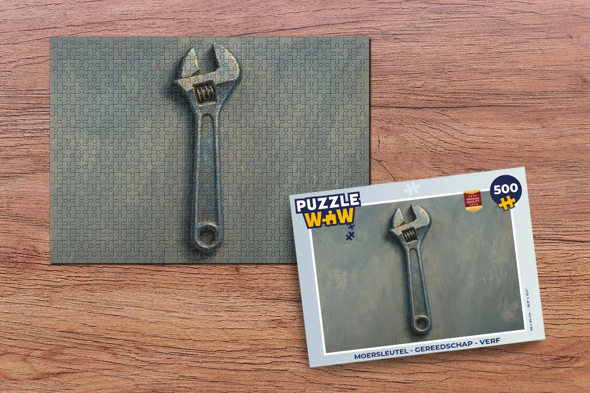 PuzzleWow Moersleutel Puzzel 500 Stuks - Moersleutel