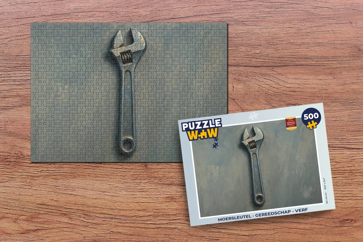 PuzzleWow Moersleutel Puzzel 500 Stuks - Moersleutel