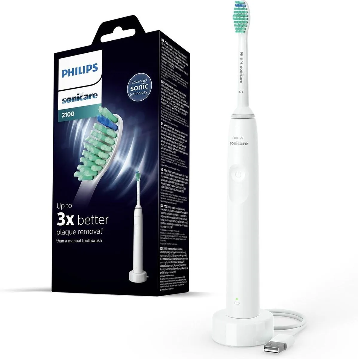 Philips Sonicare ProtectiveClean 2100 HX3651/13 Elektrische Tandenborstel - Wit