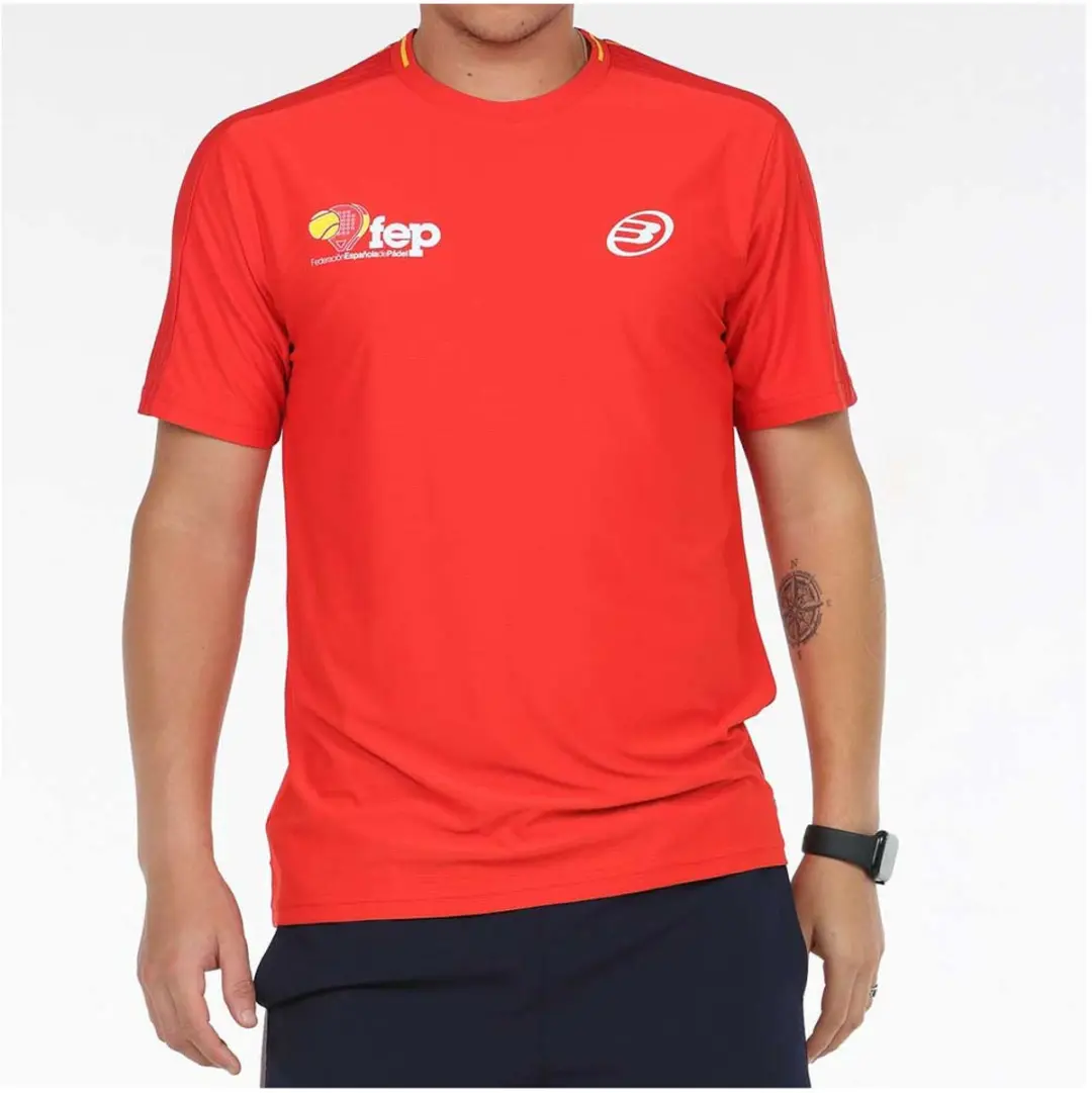 Bullpadel Exudo Rood T-Shirt RedXXL