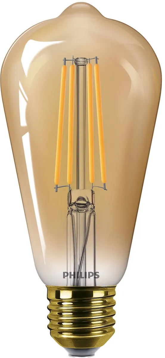 Philips LED Edison Goud E27