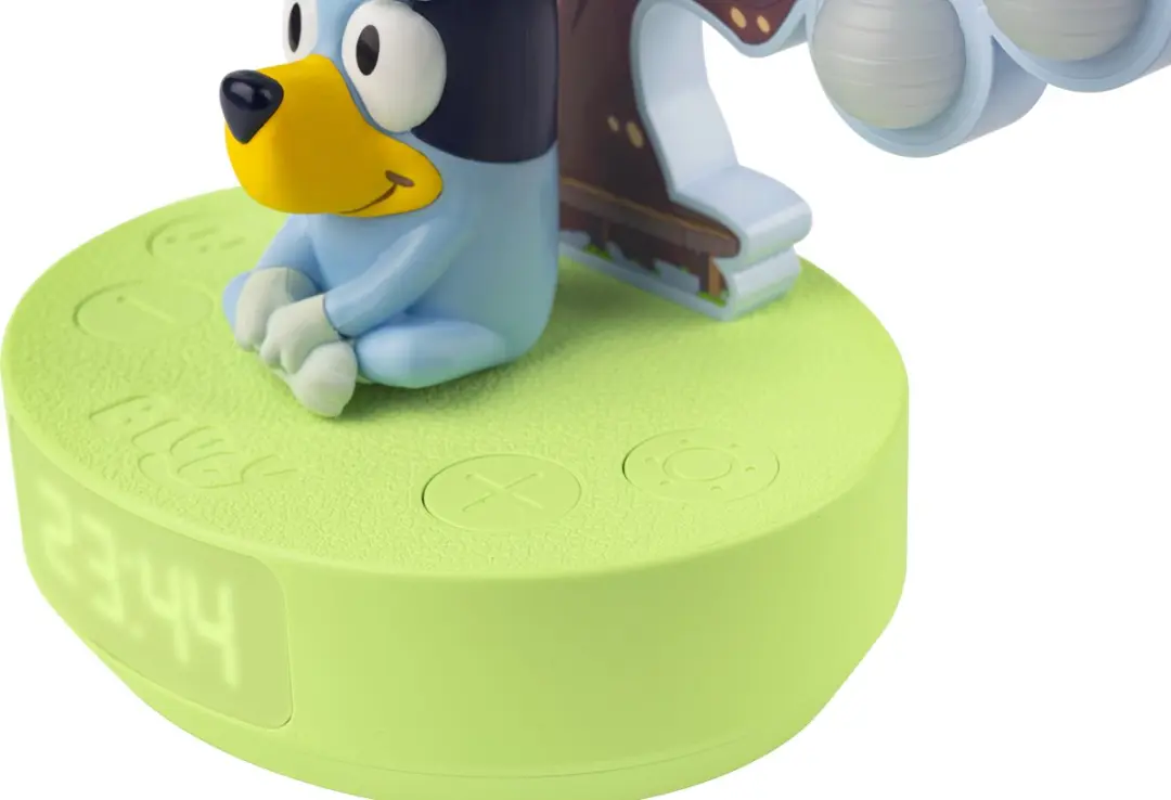 Bigben Bluey Lumitree Nachtlamp Kinderwekker - Blauw - afbeelding 3 van 6