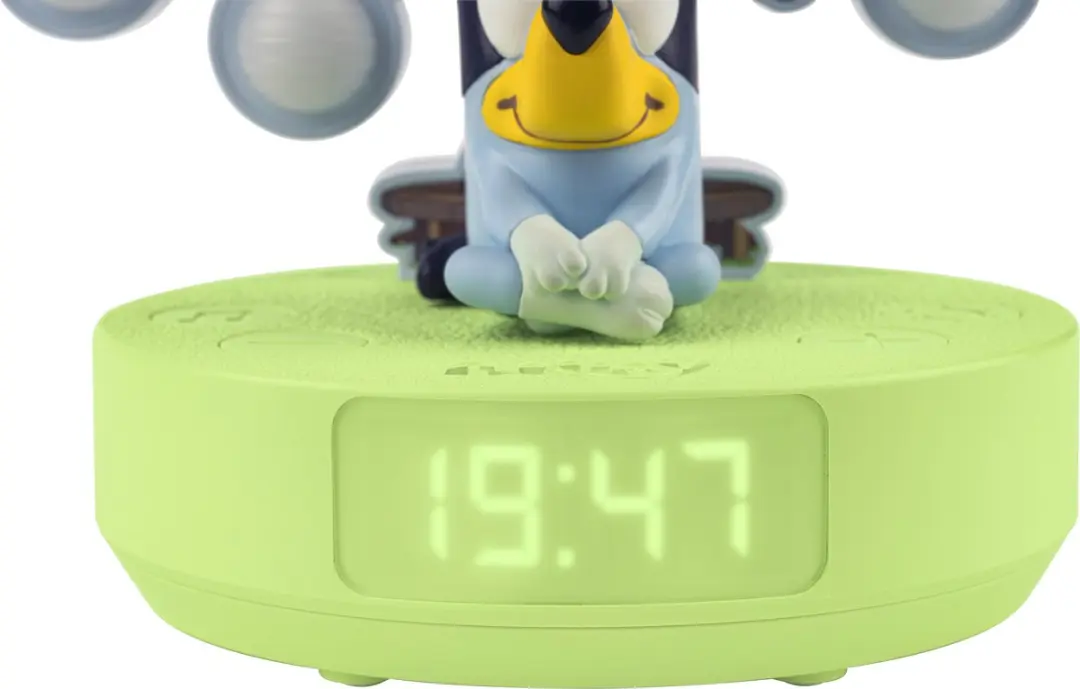 Bigben Bluey Lumitree Nachtlamp Kinderwekker - Blauw - afbeelding 4 van 6