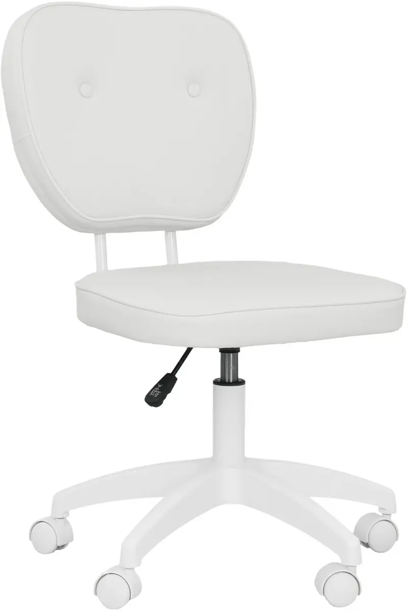 Vinsetto-Bureaustoel-46x59x92cm-Polyurethaan-Wit