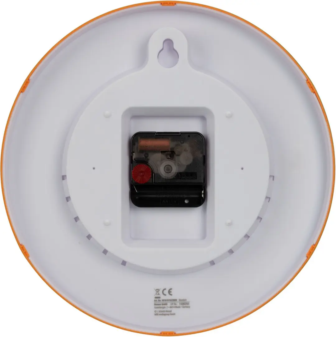 Bresser DieMaus Wandklok Muis - 25cm - Oranje - afbeelding 5 van 6