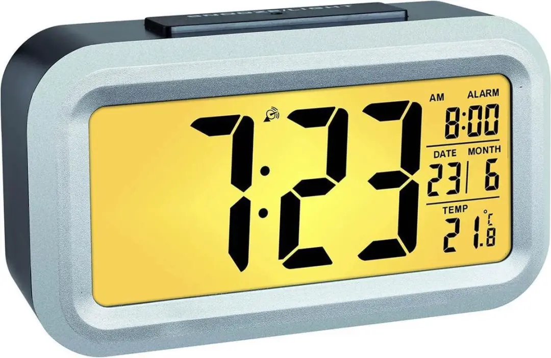 TFA Dostmann Wekker Zendergestuurd 60.2553.01 - Zwart/Zilver - afbeelding 4 van 6