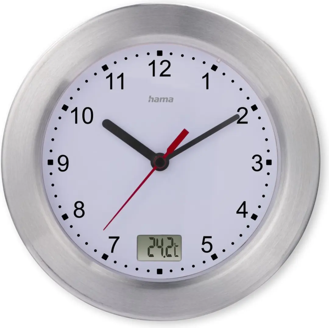 Hama Wandklok Mauritius Thermometer