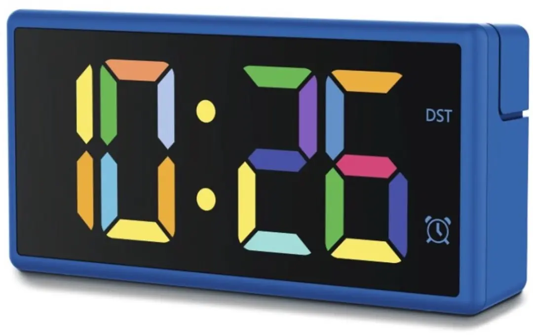 Hama Ibiza Wekker - Blauw - USB Oplaadfunctie