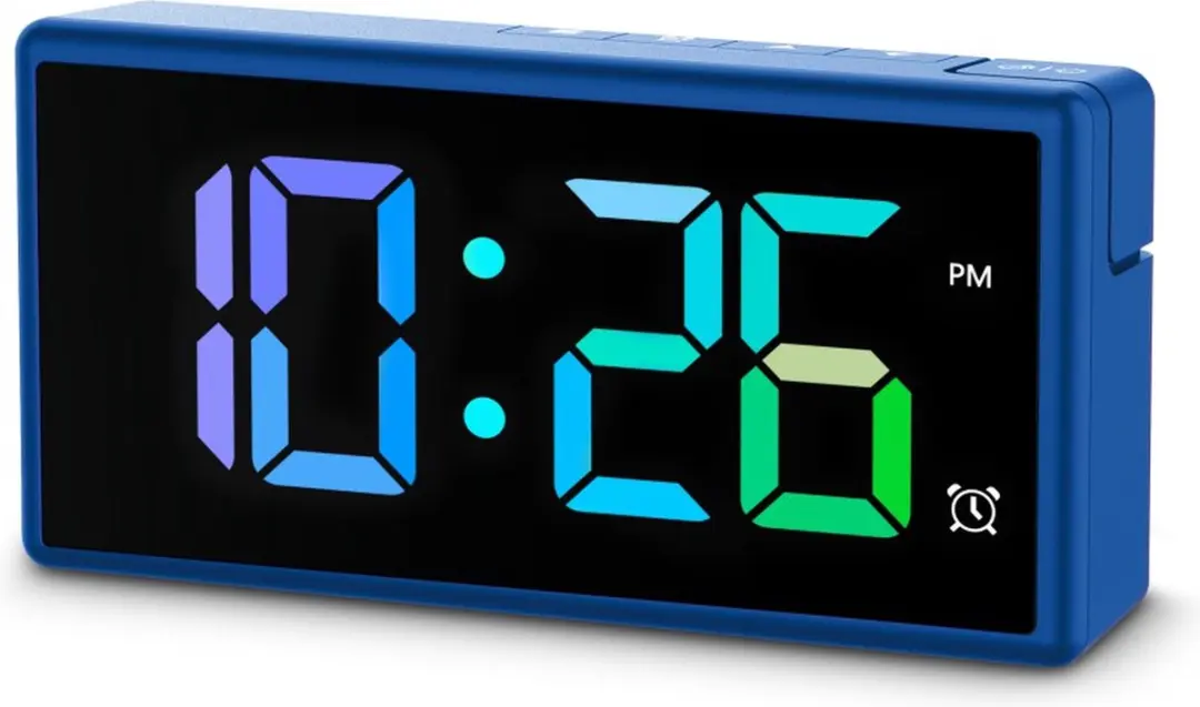 Hama Ibiza Wekker - Blauw - USB Oplaadfunctie - afbeelding 4 van 6