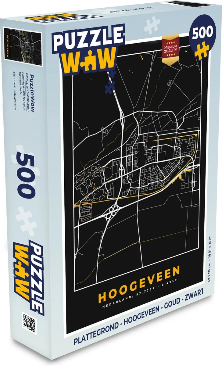 PuzzleWow Hoogeveen Legpuzzel 500 Stuks