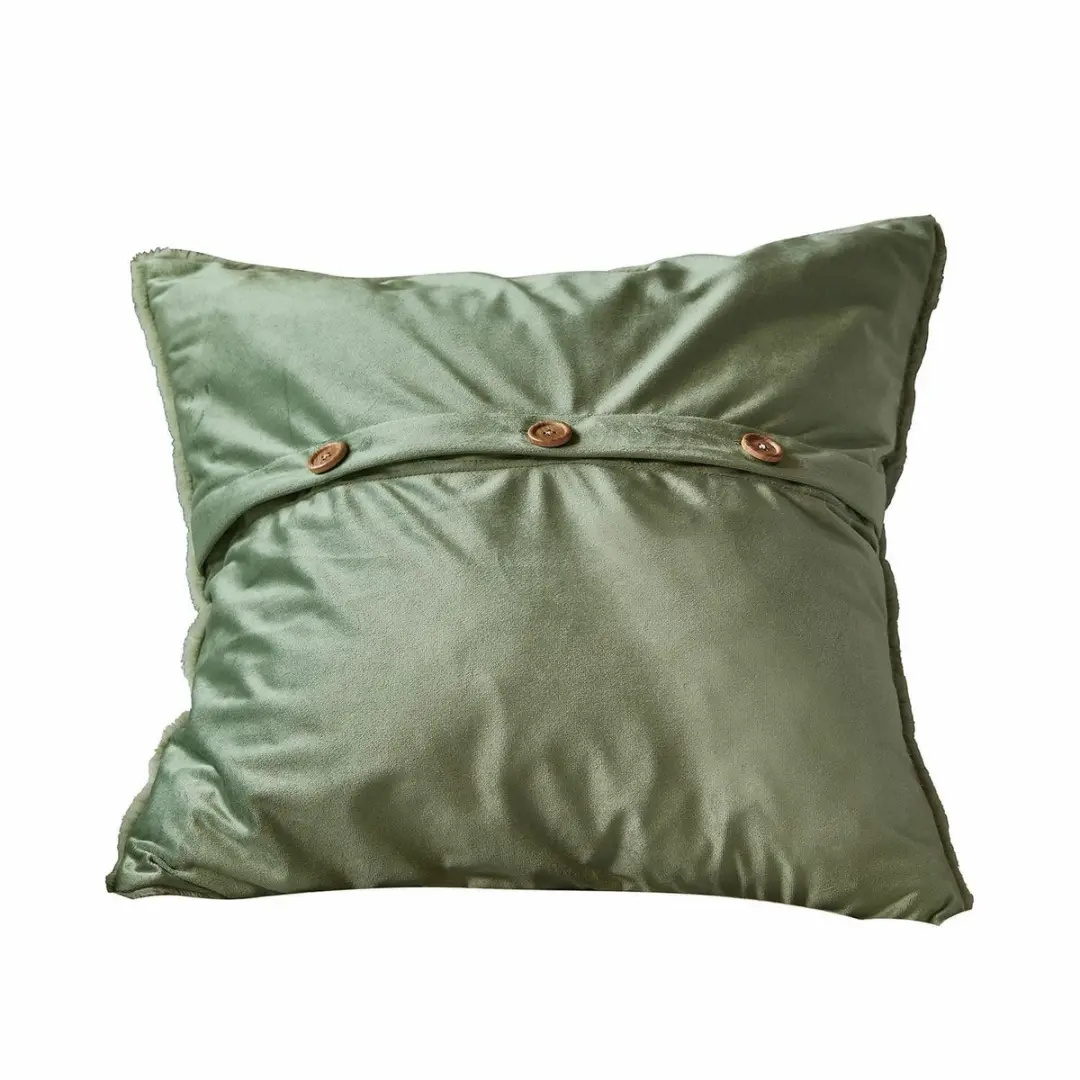 Loberon Léorienne Kussenhoes - Groen - afbeelding 2 van 5