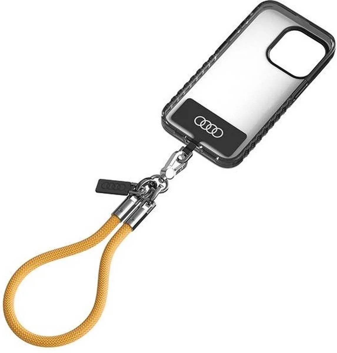 Audi Universele Telefoonkoord Polsstrap - Oranje - afbeelding 2 van 3
