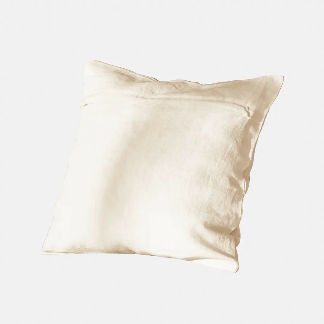 Loberon Kussenhoes Aurélines - Roze/Beige - afbeelding 2 van 4