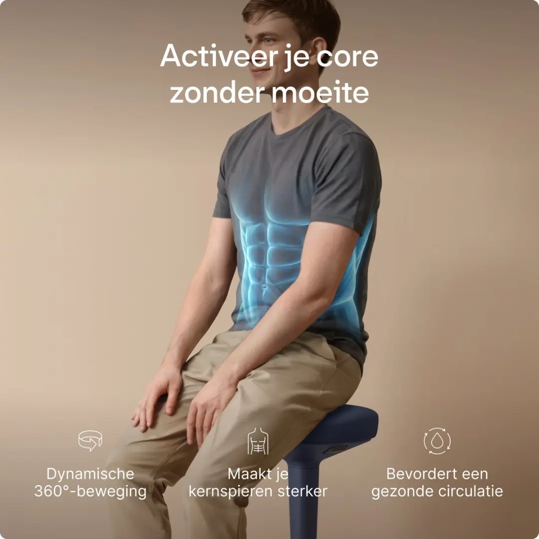 Desktronic Ergonomische Balanskruk - Blauw