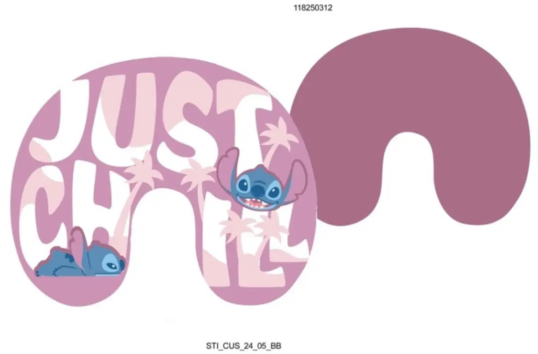 Lilo & Stitch Reiskussen - Roze - afbeelding 5 van 6