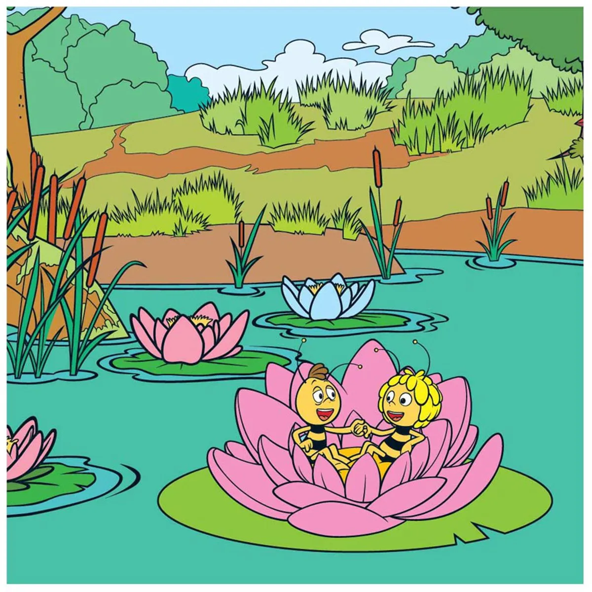 Studio 100 Maya Kleurboek - Kleuren met water